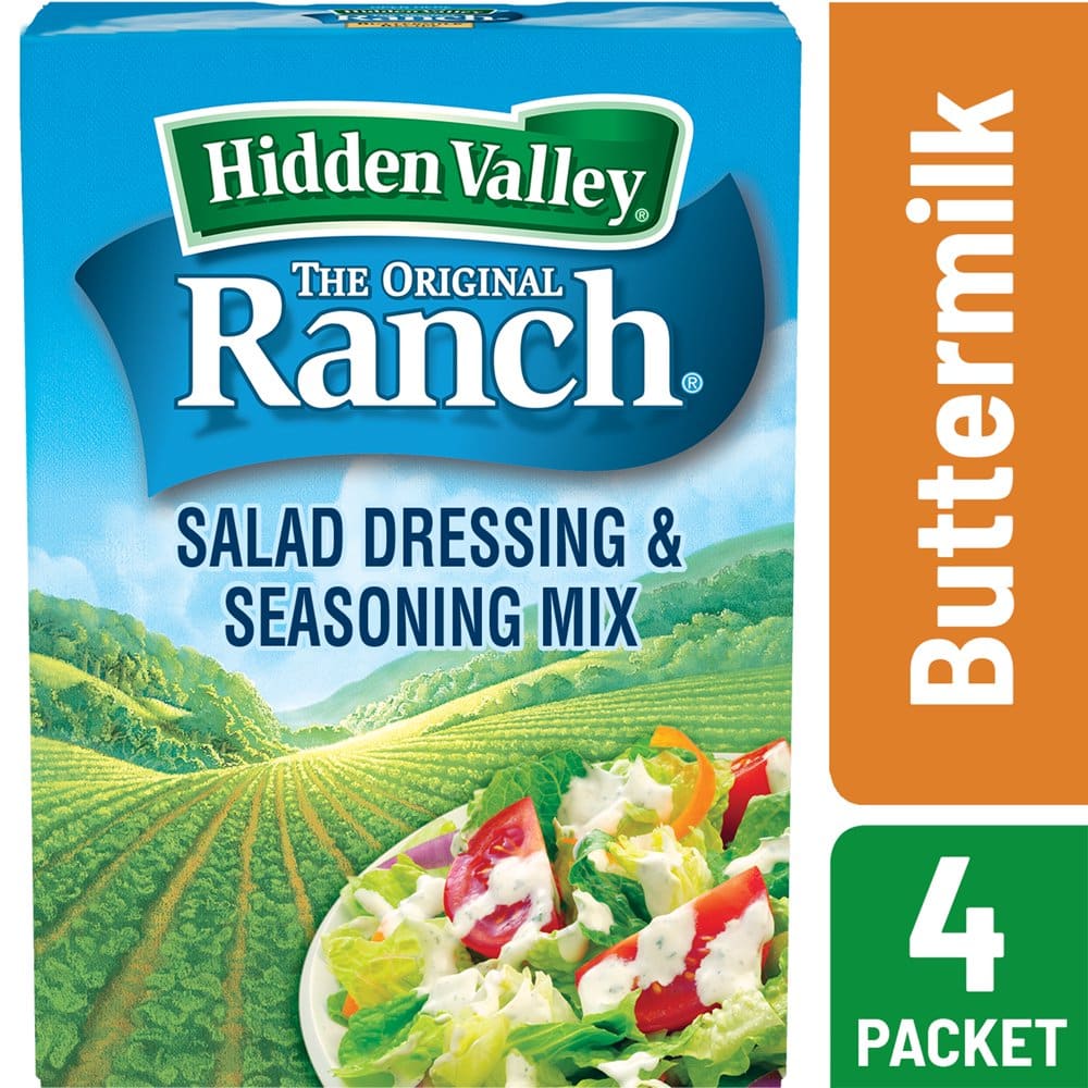 (2 Pack) Hidden Valley Original Ranch Salad Dressing &  Seasoning Mix ...