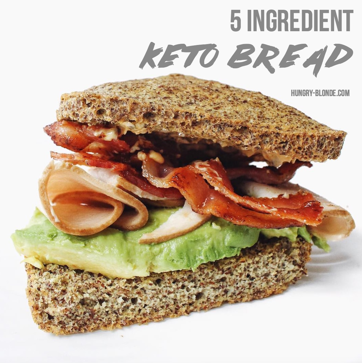 5 Ingredient Keto Bread Recipe (Paleo and Grain Free)