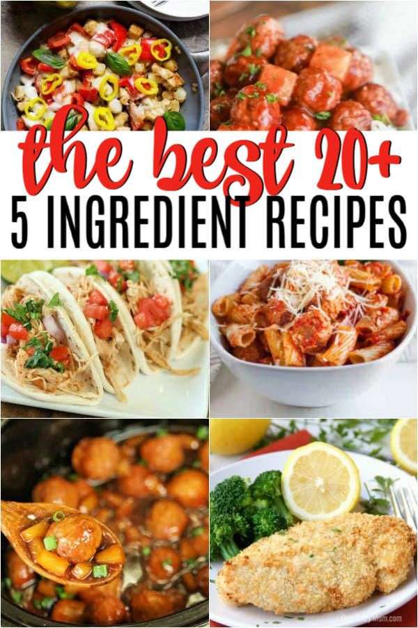 5 ingredient recipes