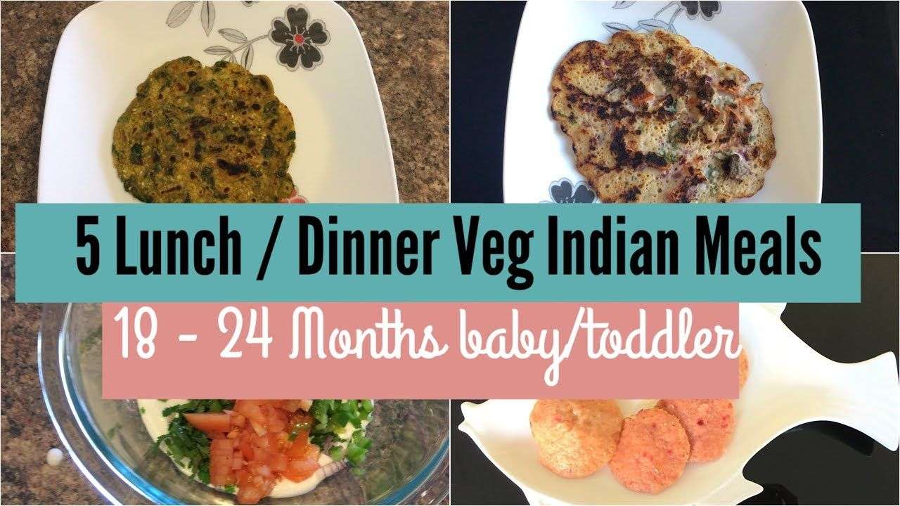 5 Lunch/Dinner Toddler Meal Ideas (18 to 24 months baby ...