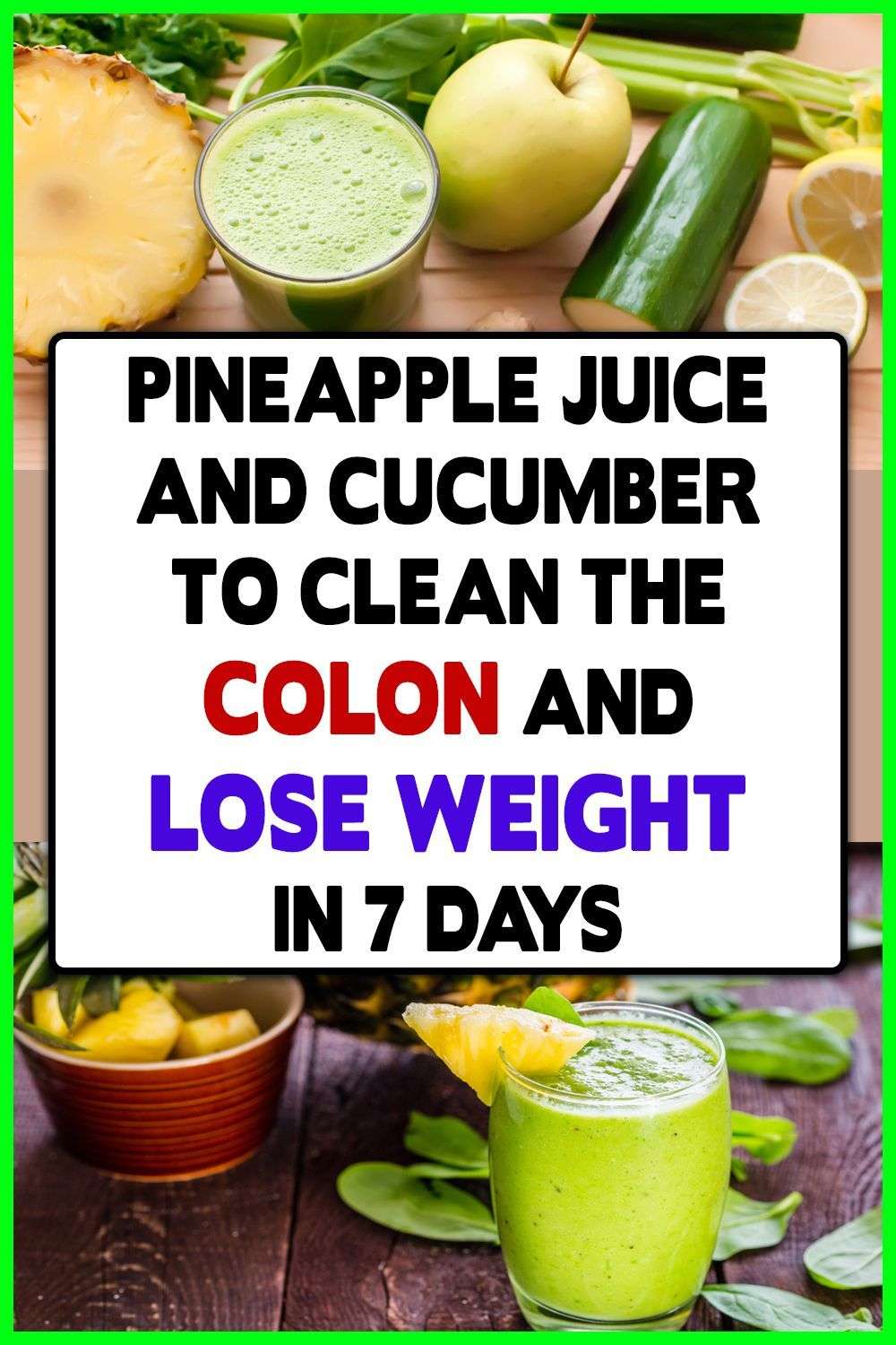 7 Day Juice Cleanse Weight Loss Recipes