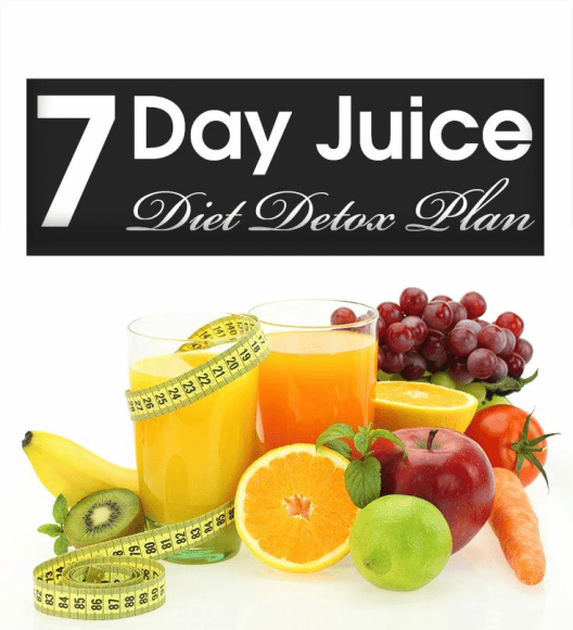 7 Day Juice Diet Detox Plan #dietplan