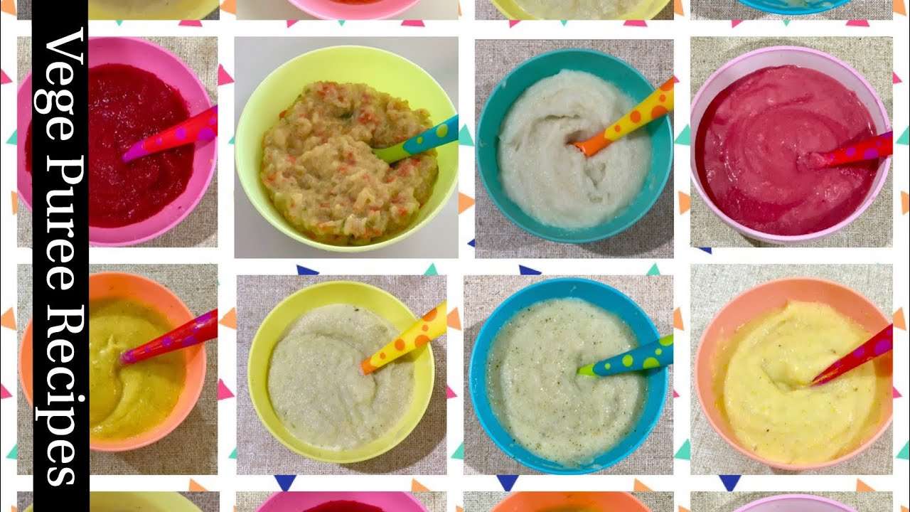 9 Healthy Baby Puree Recipes with Veges, 6 to 12 months ...