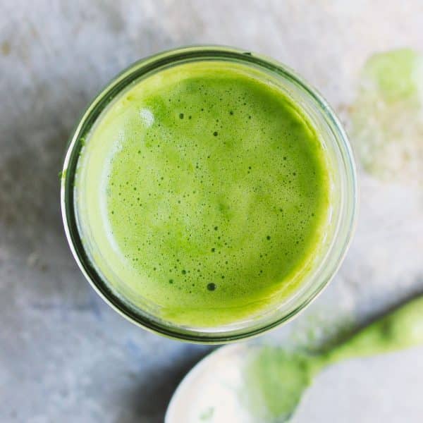 A Basic Green Juice Recipe with Celery and Lemon