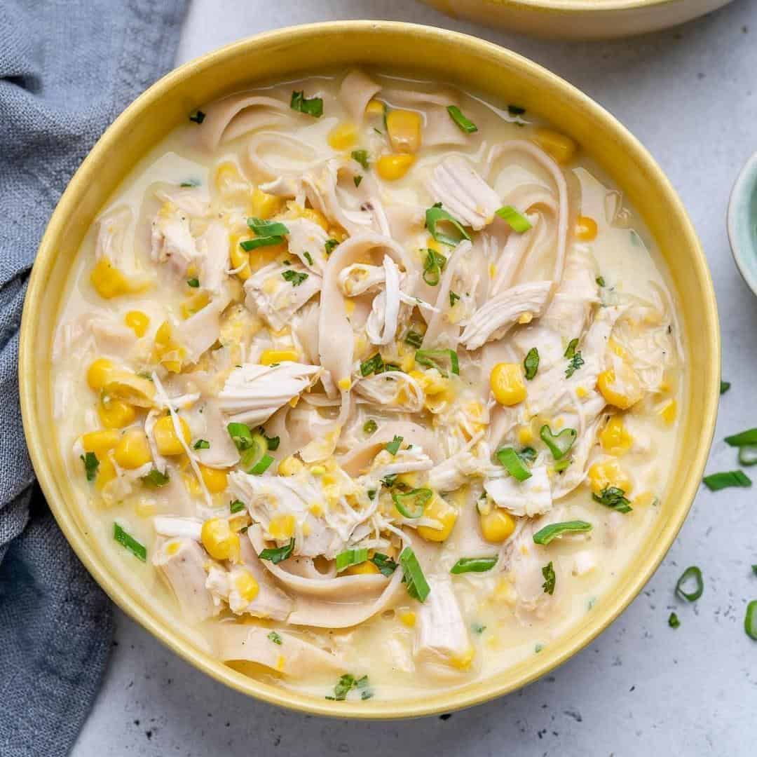 A deliciously rich and creamy Chicken Noodle soup recipe, easy to make ...