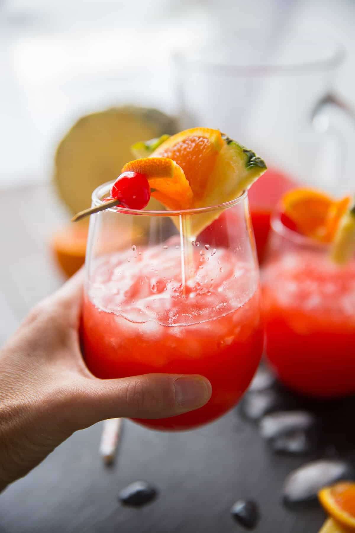 A rum punch recipe that is sure to be a hit at parties ...