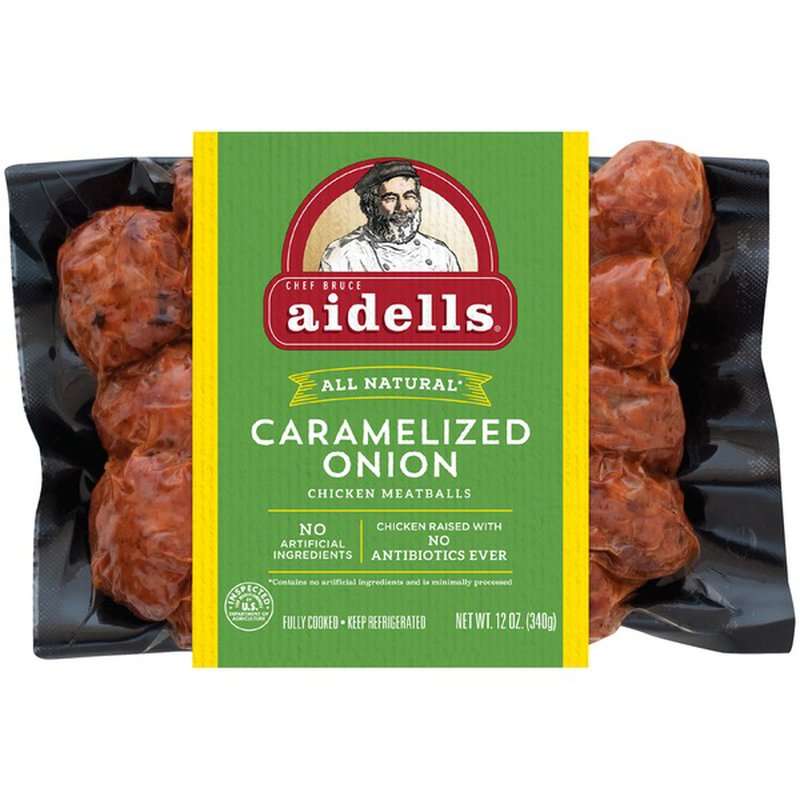 Aidells Chicken Meatballs Caramelized Onion (12 oz) from Cub