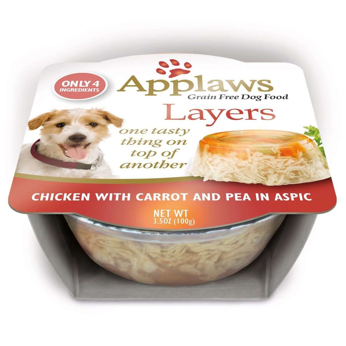 Applaws Limited Ingredient Layer Chicken with Carrot and Pea in Aspic ...