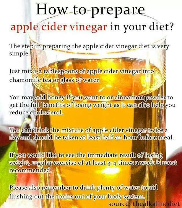 Apple Cider Vinegar Drink Recipe weight loss