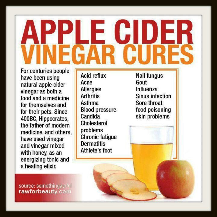 Apple Cider Vinegar... It also helps with fat/weight loss. Just tame 2 ...