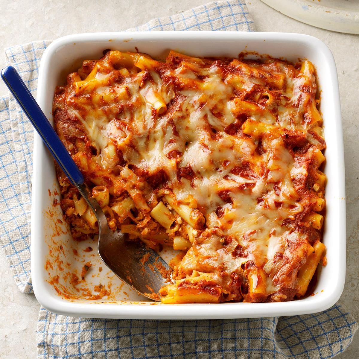 Baked Ziti With Meatballs Without Ricotta