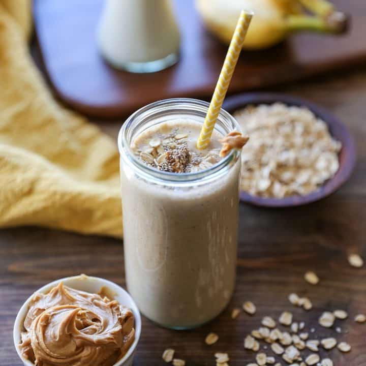 Banana Bread Oat Protein Smoothie