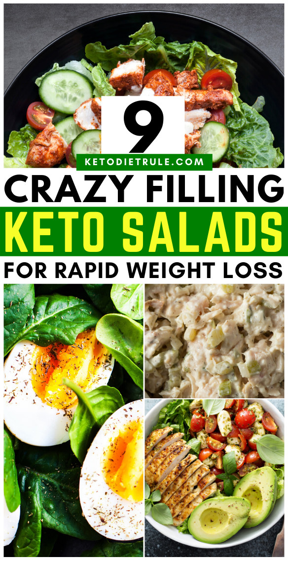 BEST Filling Protein Packed Keto Salad Recipes To Lose Weight
