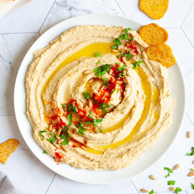 Best Hummus without Tahini is with Sunflower Seeds
