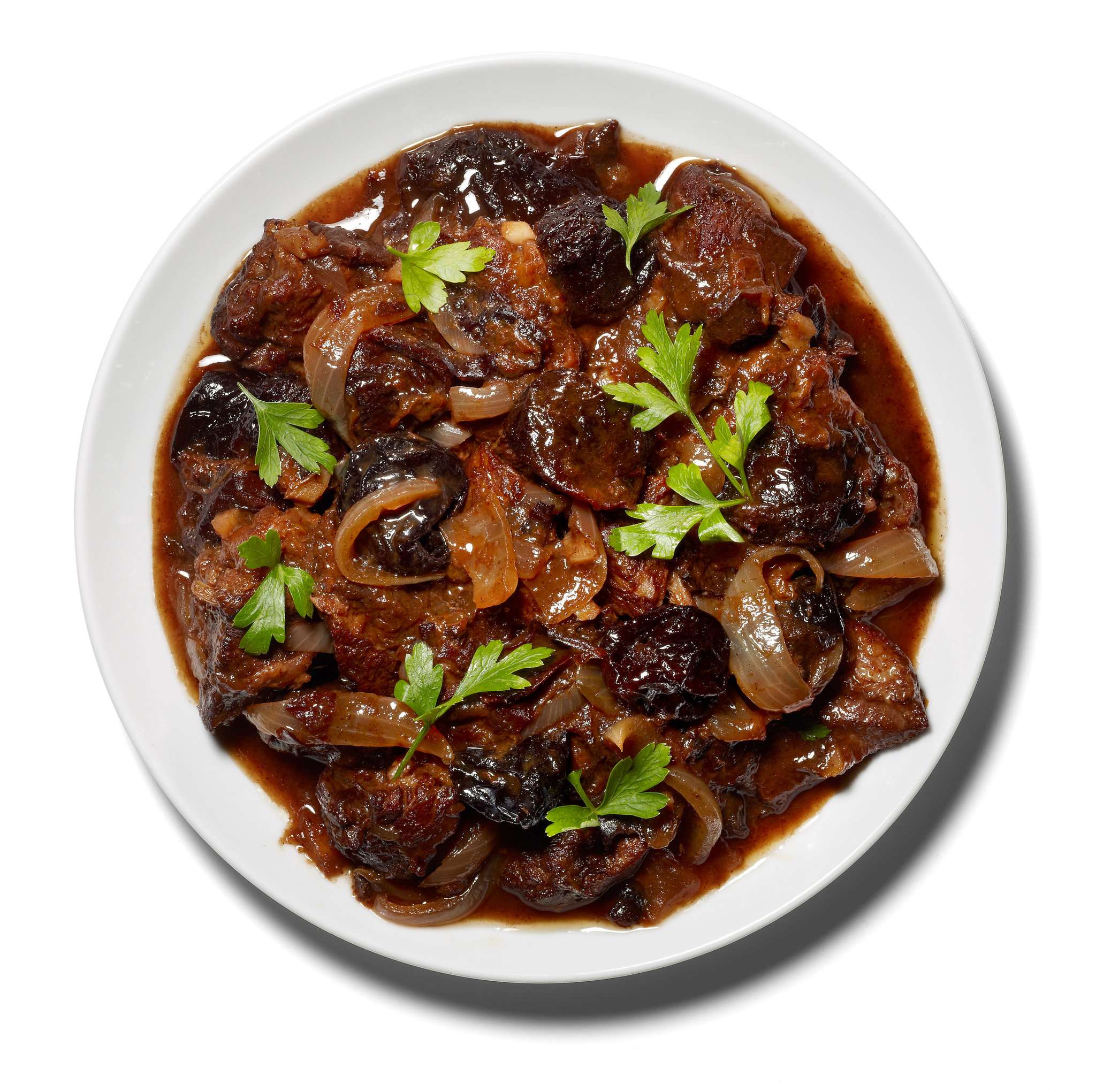 Braised Lamb With Red Wine and Prunes Recipe