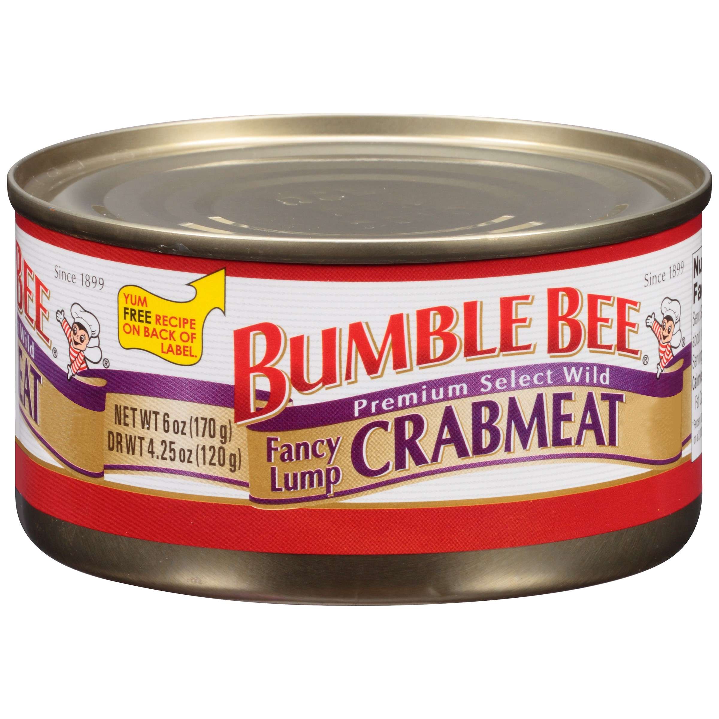 Bumble Bee Fancy Lump Crabmeat, 6oz can