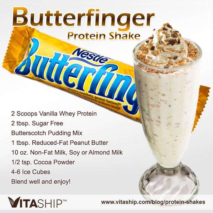 Butterfinger Protein Shake by VitaShip.com