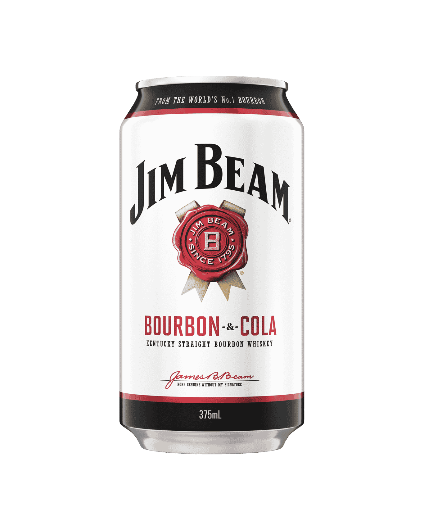 Buy Jim Beam White Label Bourbon &  Cola Cans 375mL