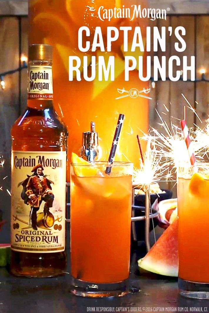 captain morgan spiced rum drinks
