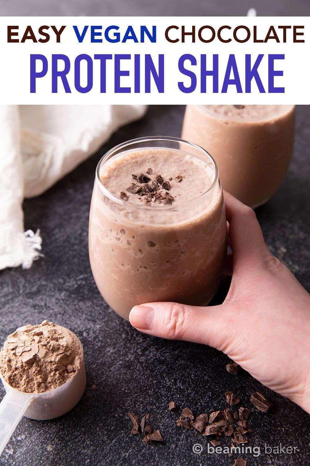 Chocolate Vegan Protein Shake Recipe (V, GF): all you need ...