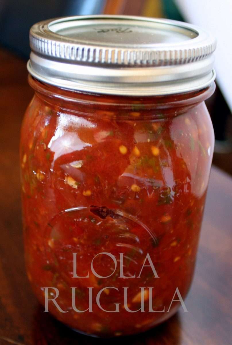 Chunky Tomato Salsa Canning Recipe