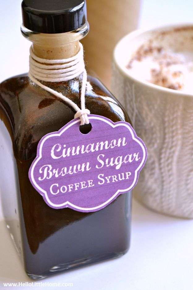 Cinnamon Brown Sugar Coffee Syrup
