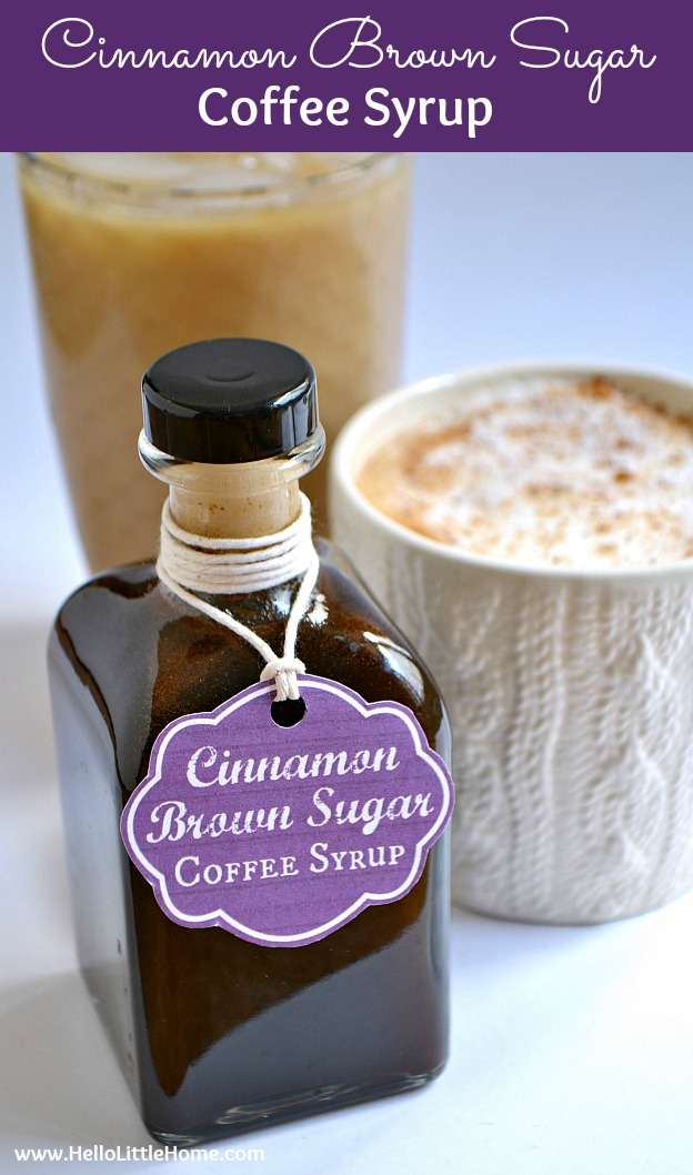 Cinnamon Brown Sugar Coffee Syrup