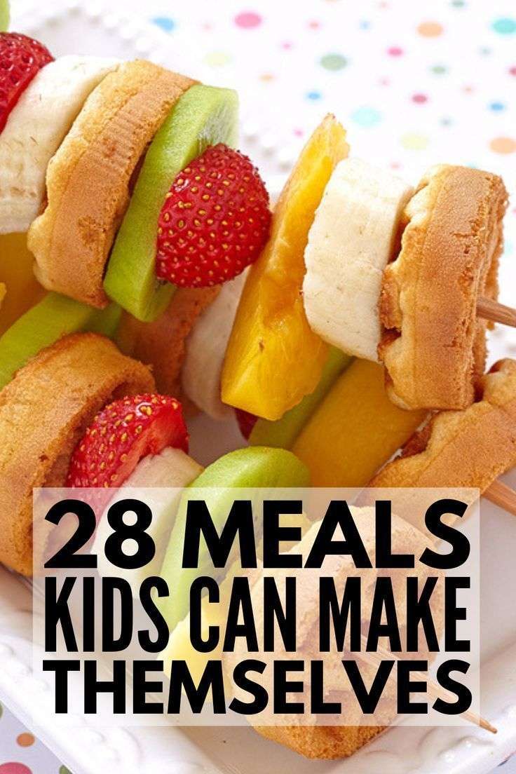 Cooking with Kids: 28 Meals Kids Can Make Themselves