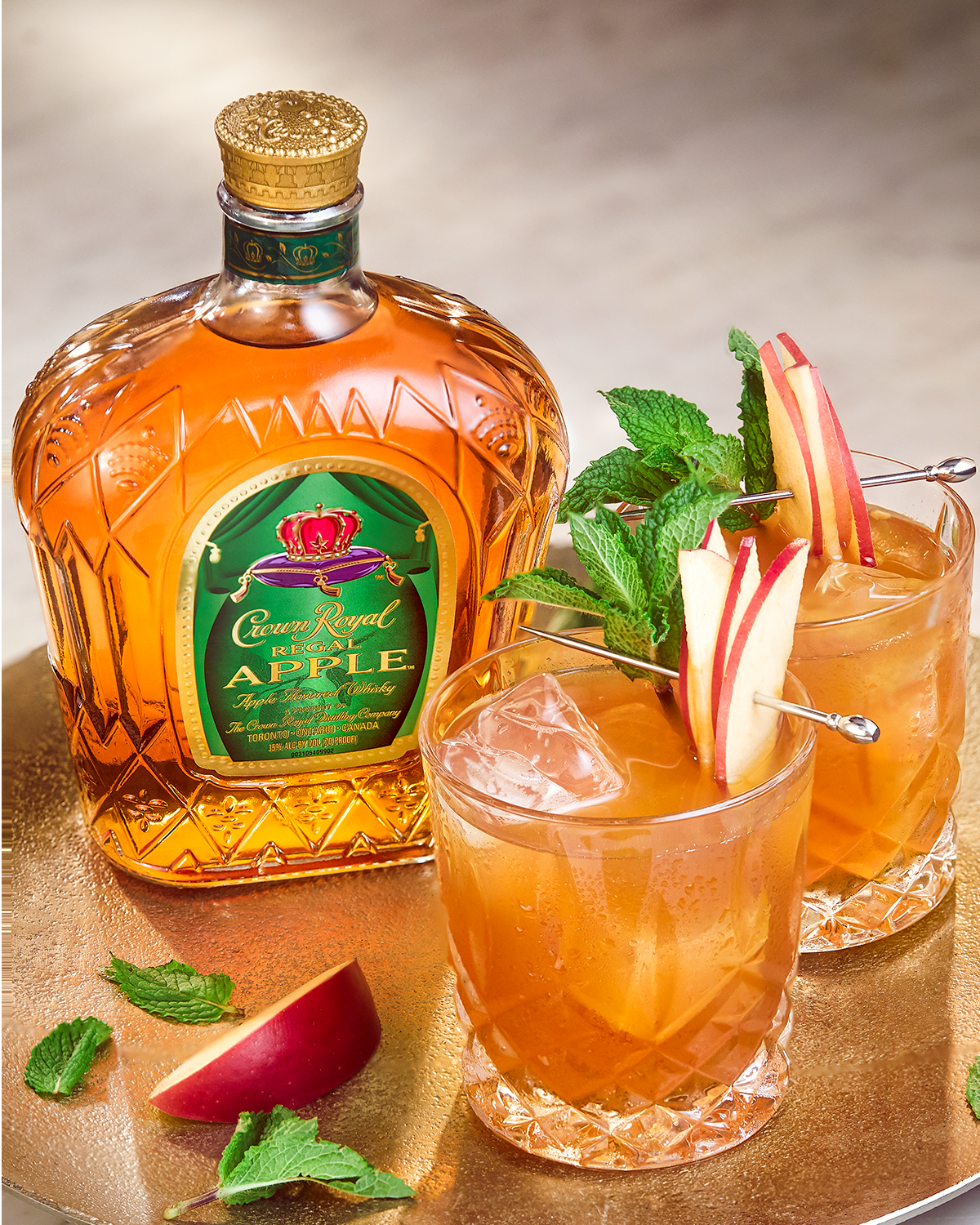 Crown Cinnamon Apple Whisky Cocktail Recipe