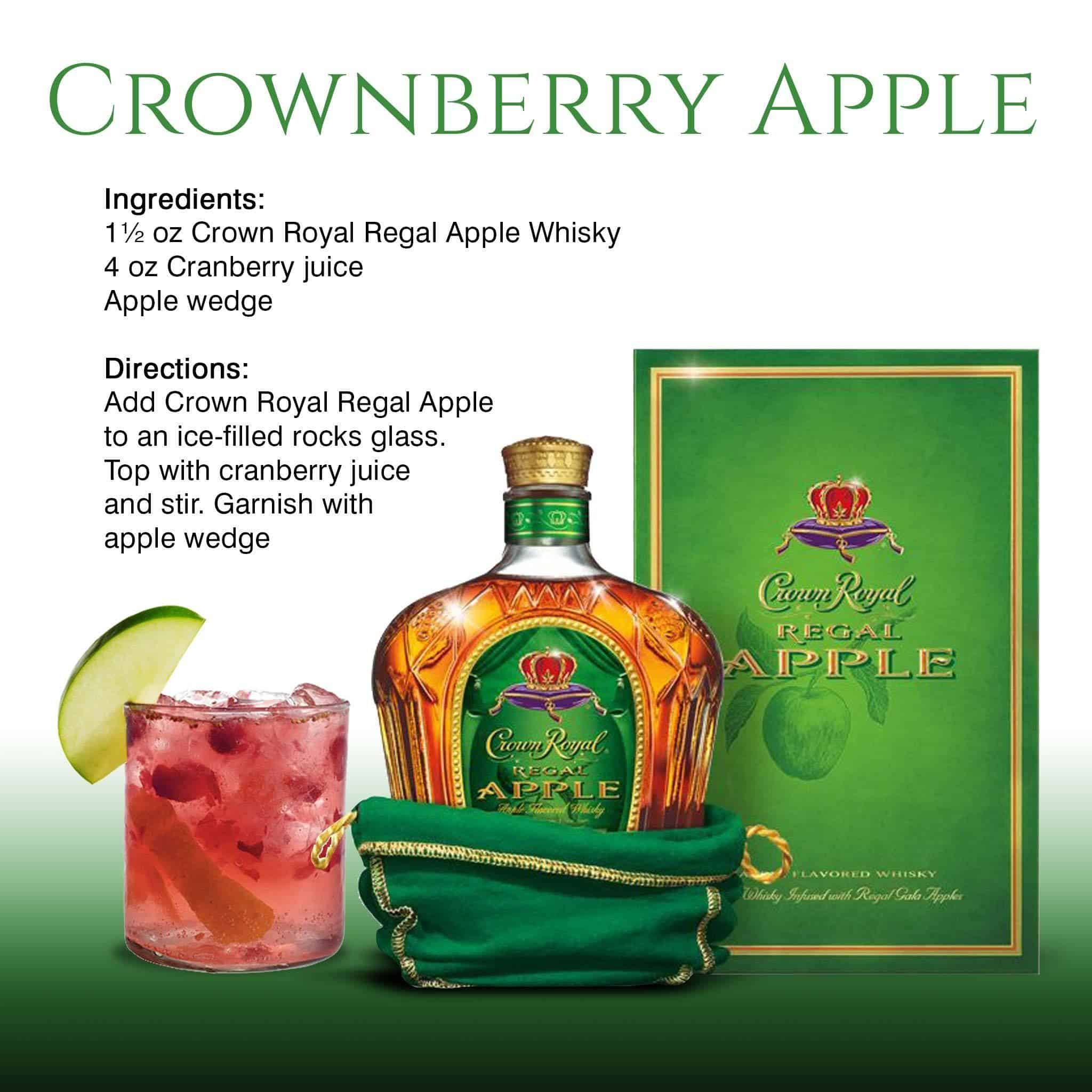 Crownberry Apple recipe featuring Crown Royal Regal Apple