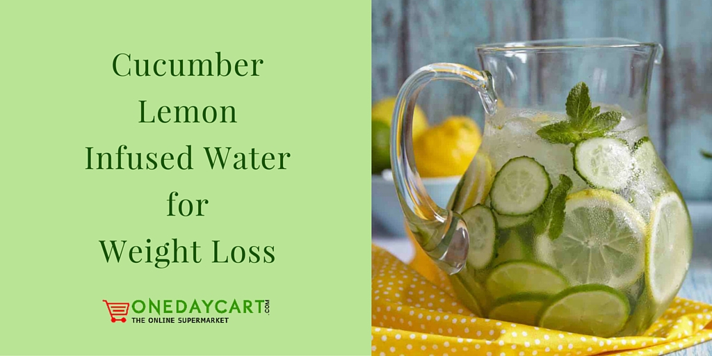 Cucumber Lemon Infused Water for Weight Loss
