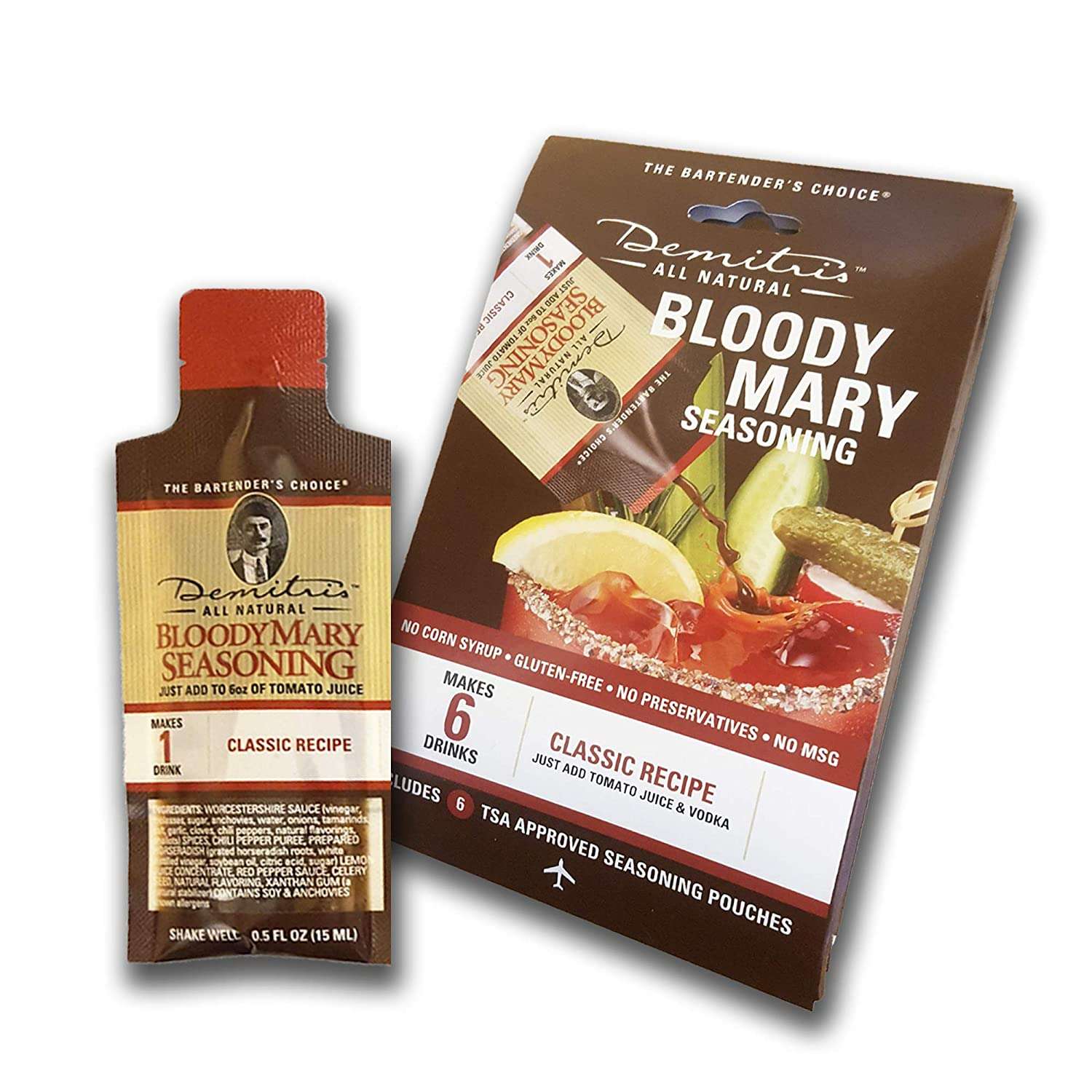 Demitris All Natural Classic Recipe Bloody Mary Seasoning ...