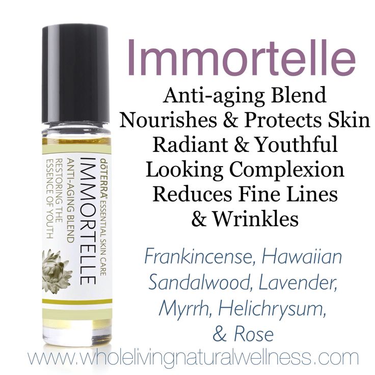 diy facial wrinkle serum essential oil Immortelle anti
