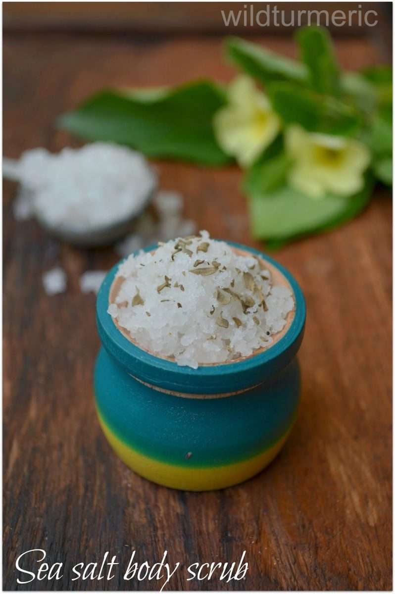 DIY: Homemade Salt Scrub Recipe for Face, Hands, Feet &  Body ...
