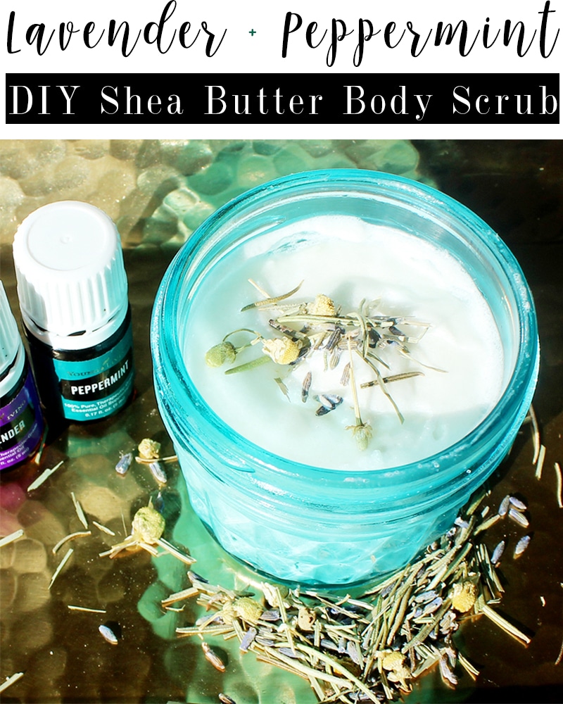 DIY: Whipped Shea Butter Body Scrub with Lavender and Peppermint ...