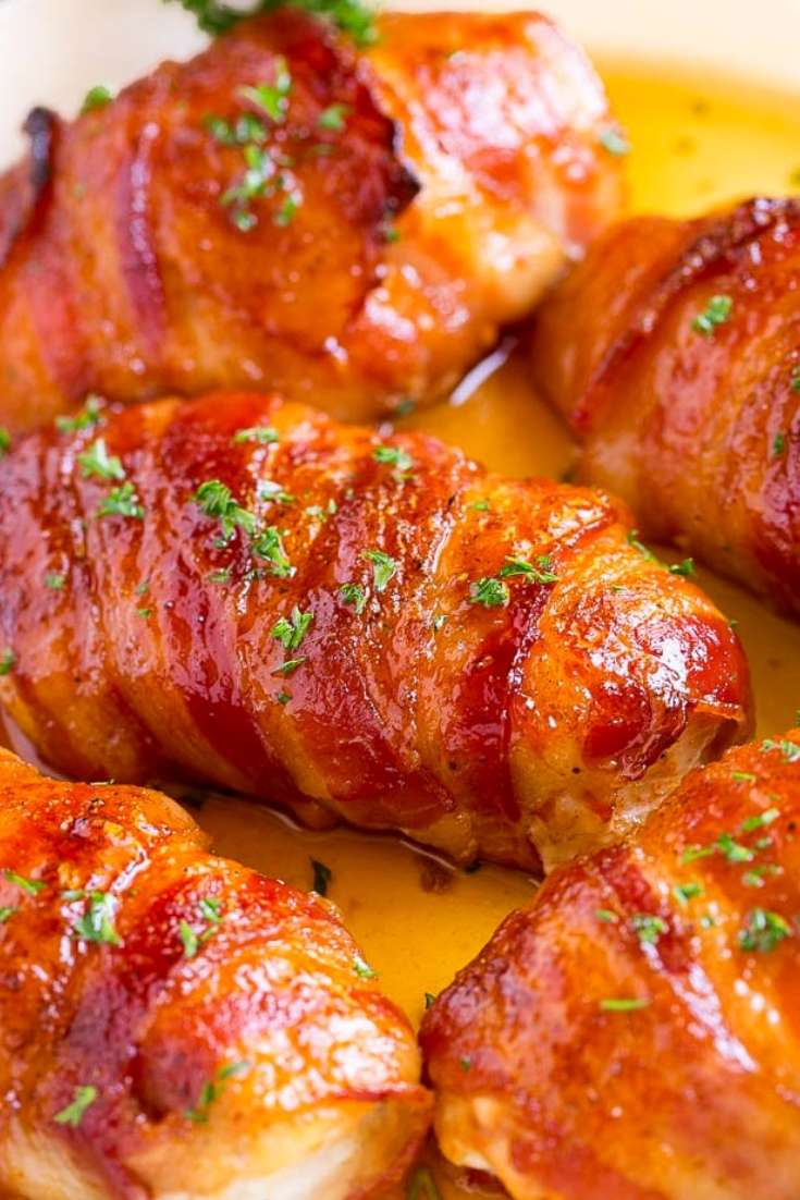Easy Bacon Wrapped Chicken Recipe