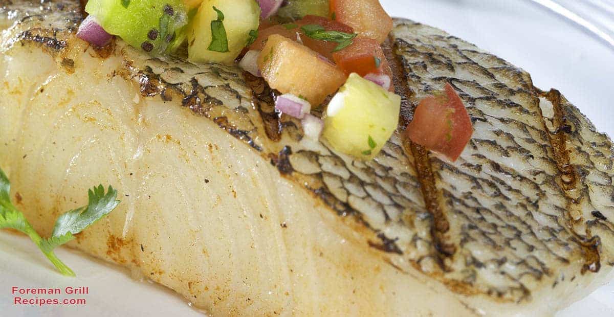 Easy Grilled Chilean Sea Bass with Fennel and Citrus Salad Recipe