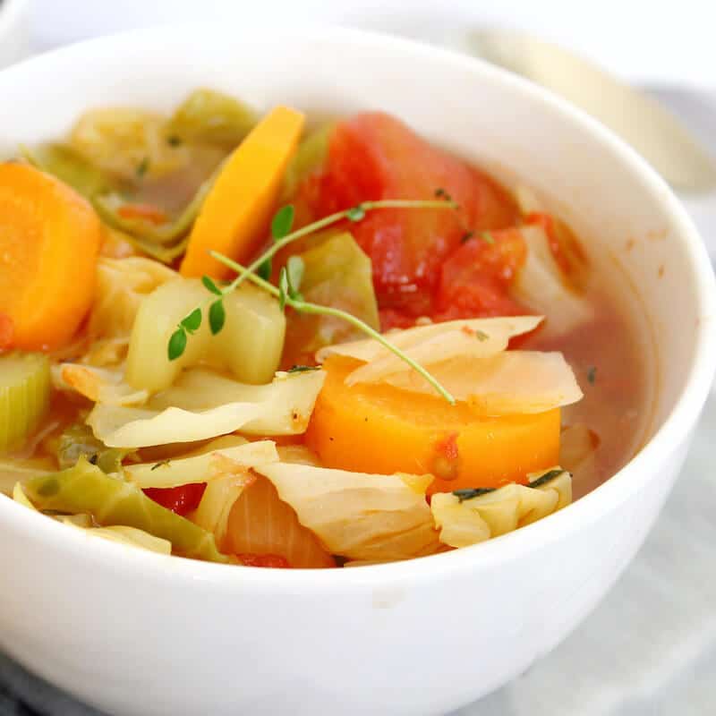 Easy Keto Cabbage Soup for Weight Loss