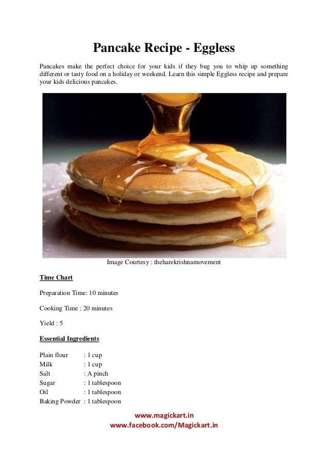 Easy Pancake Recipe For Kids, Pillsbury...