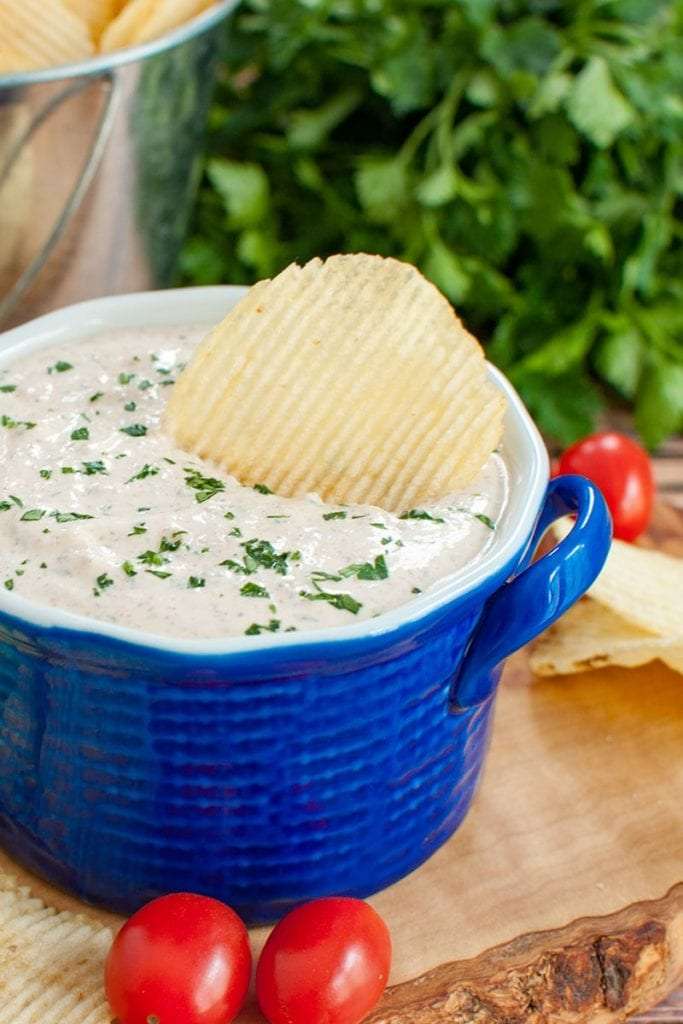 Easy Sour Cream Dip for Chips or Veggies