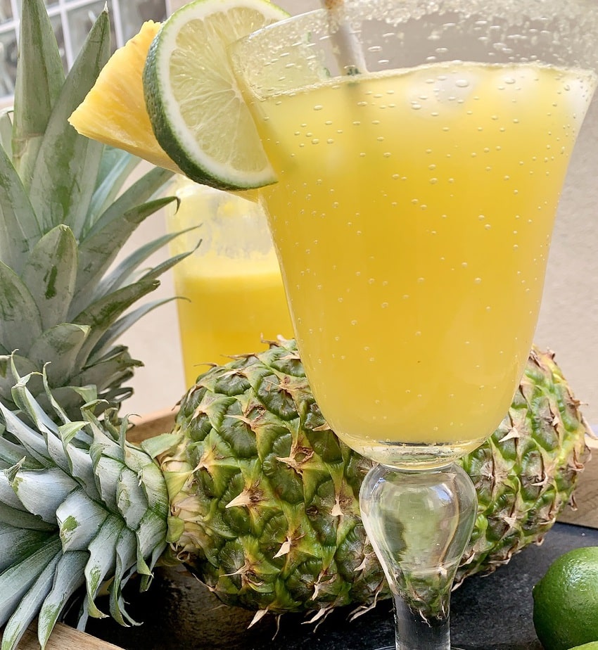Fresh Pineapple Margarita Recipe without Triple Sec