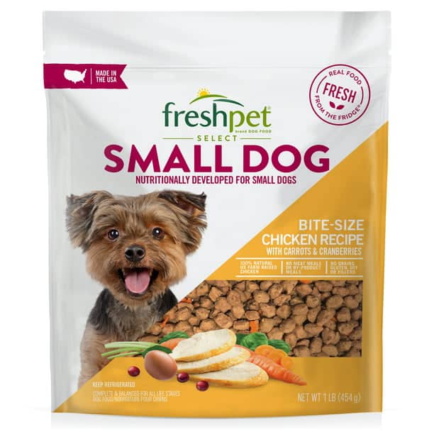 Freshpet Healthy &  Natural Food for Small Dogs/Breeds, Grain Free ...
