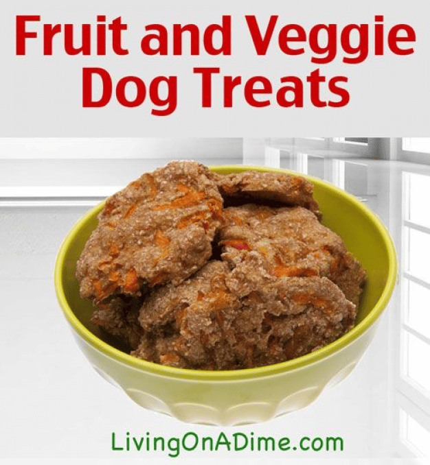 Fruit and Vegetable Dog Treats Recipe #diycuttingboard