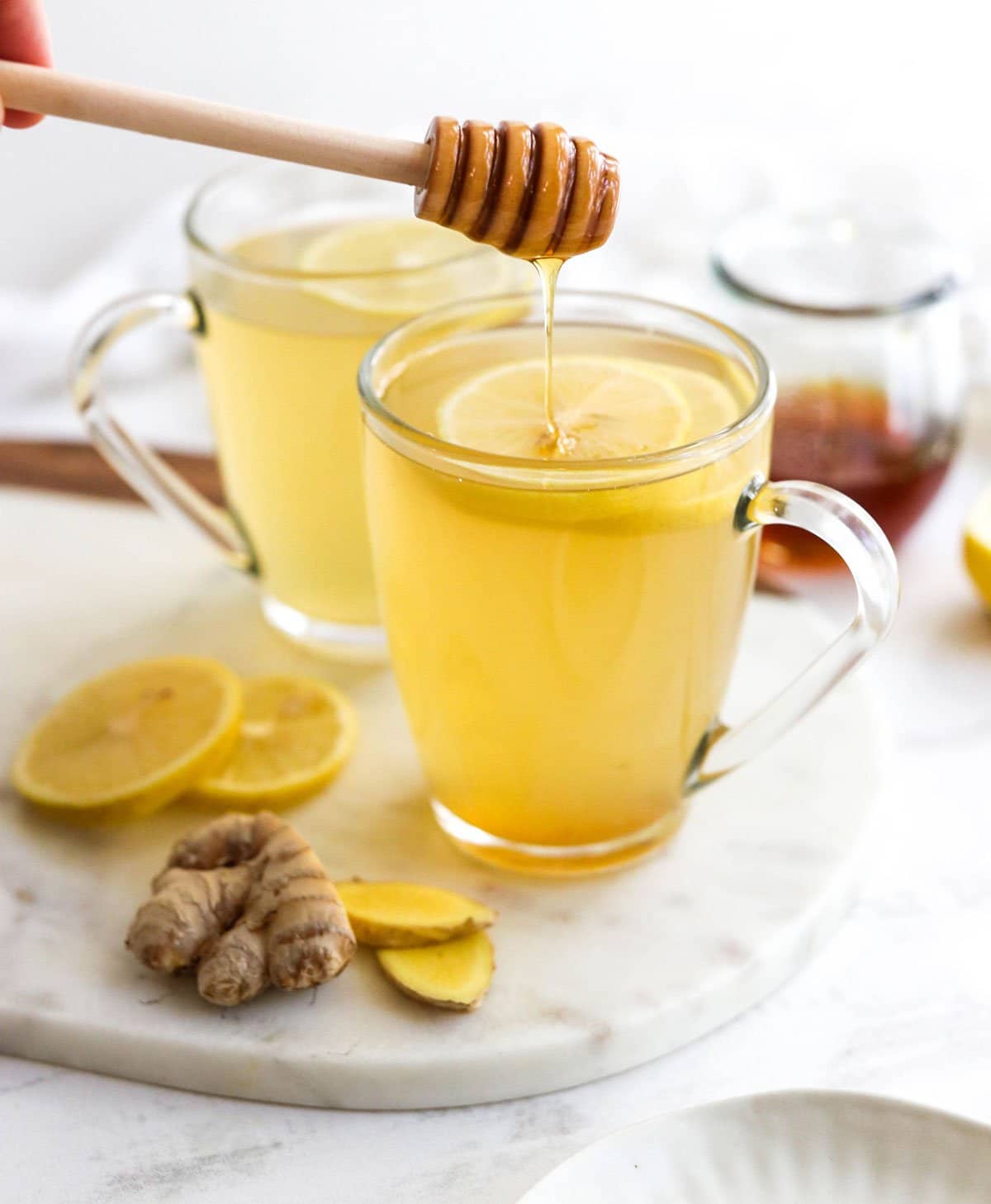 Ginger Tea (with Lemon + Honey)