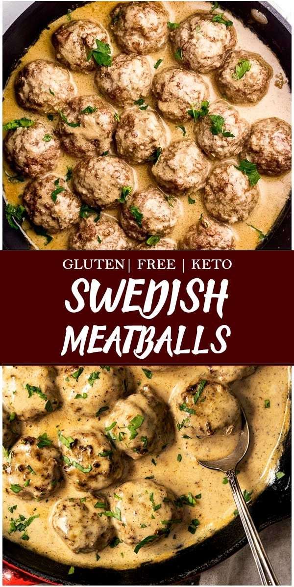 Gluten Free &  Keto Swedish Meatballs