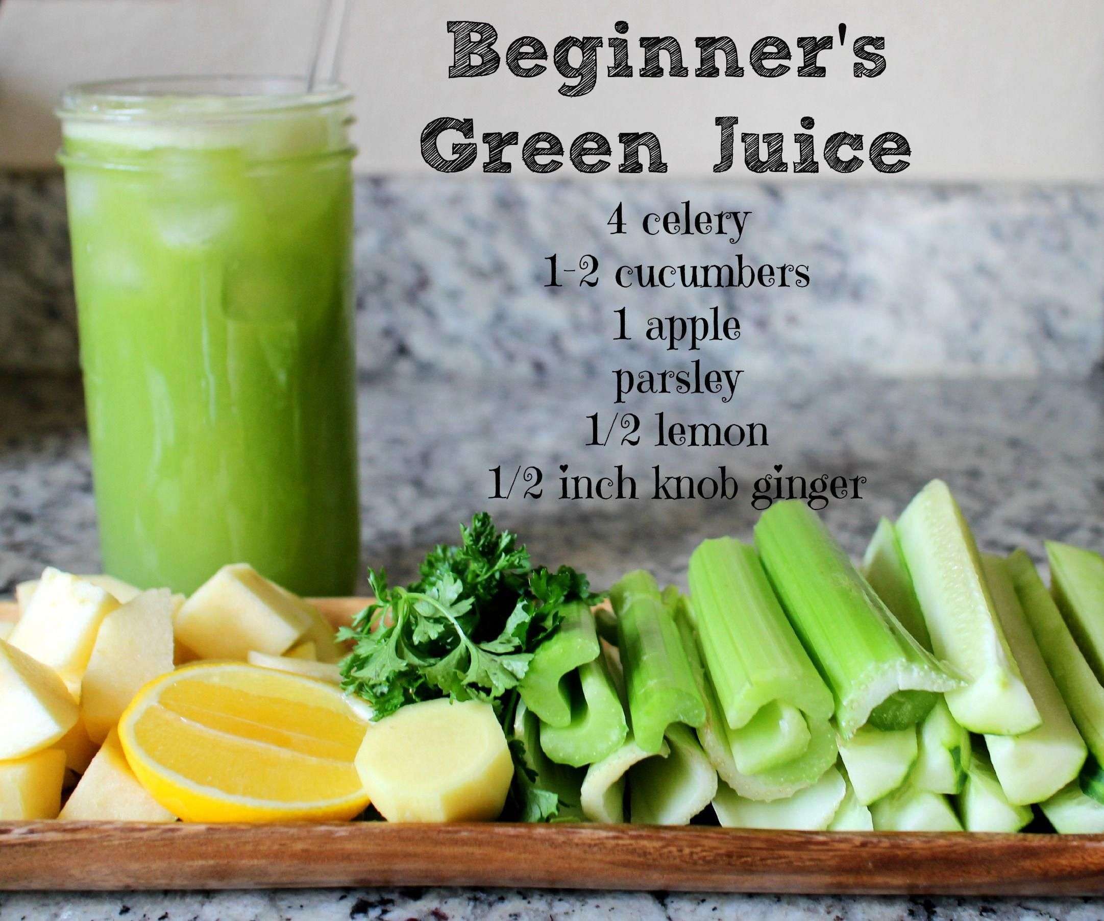 Green Juice Recipe for Beginners. Looks yummy and ...