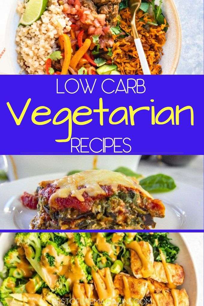 Healthy Low Carb Vegetarian Dinner Recipes