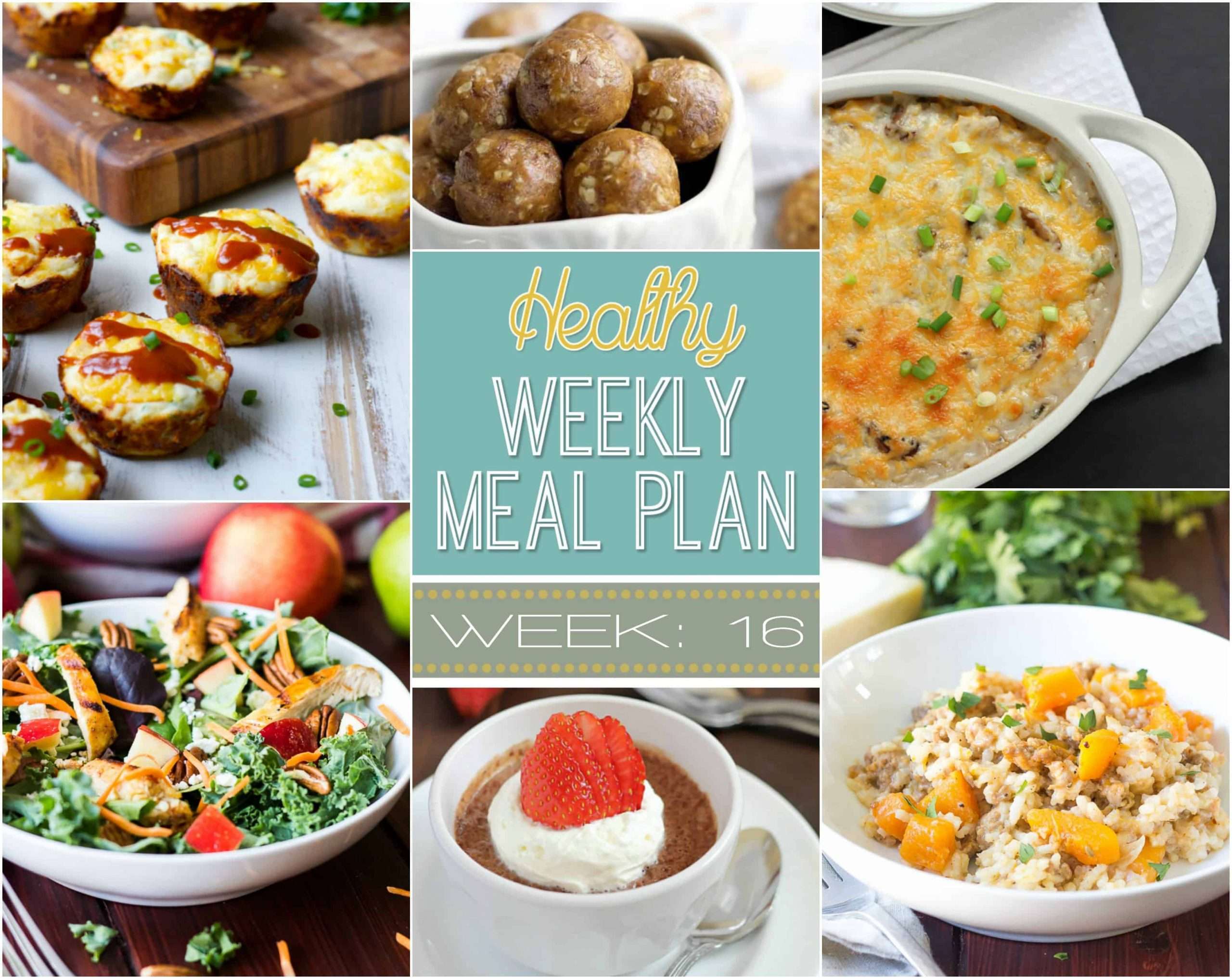 Healthy Meal Plan Week #16