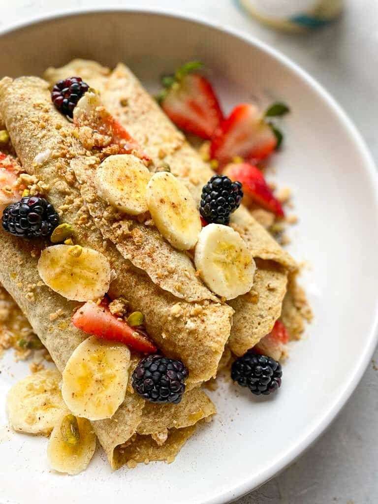 Healthy Oat Crepes