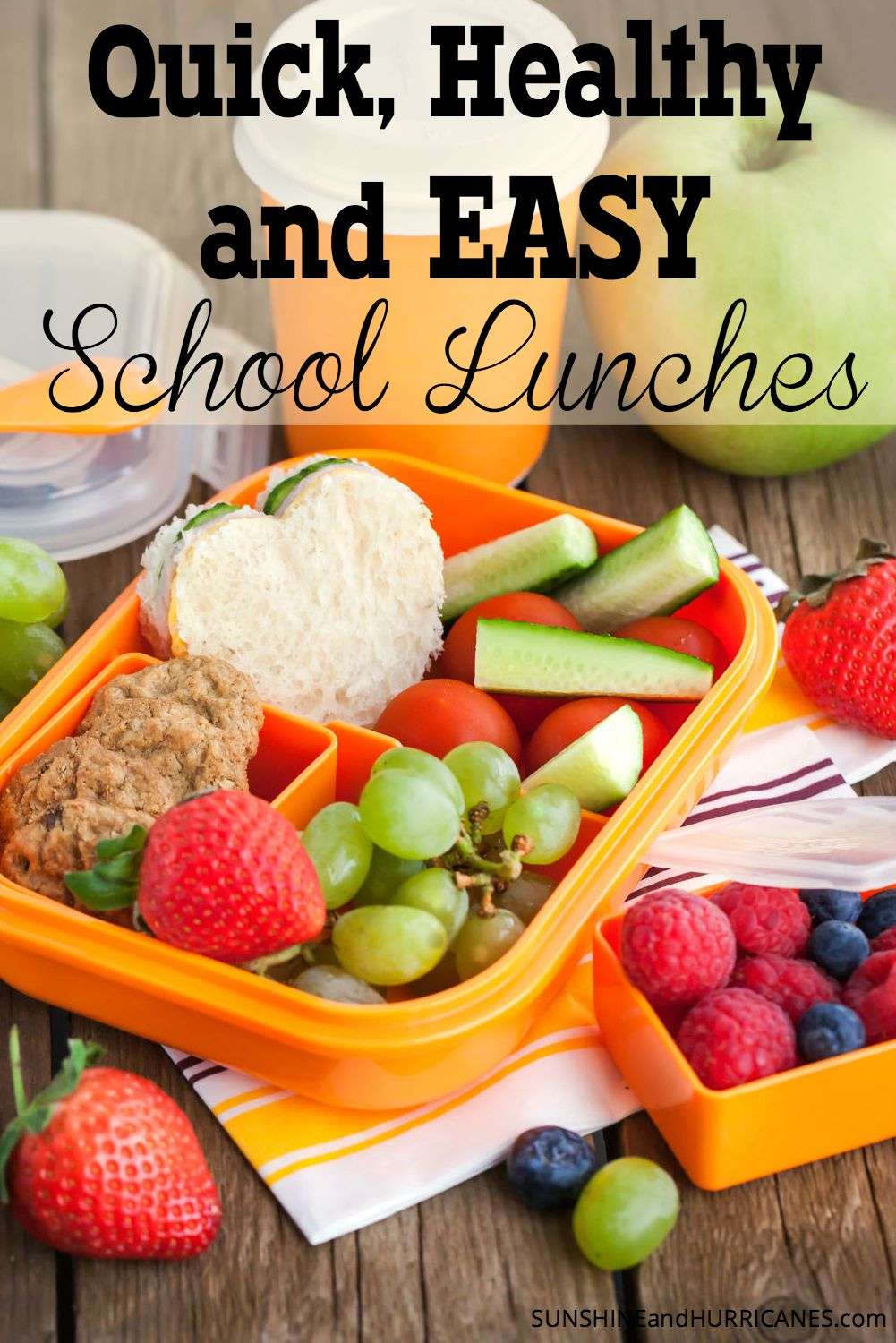 Healthy, Quick and Easy School Lunches